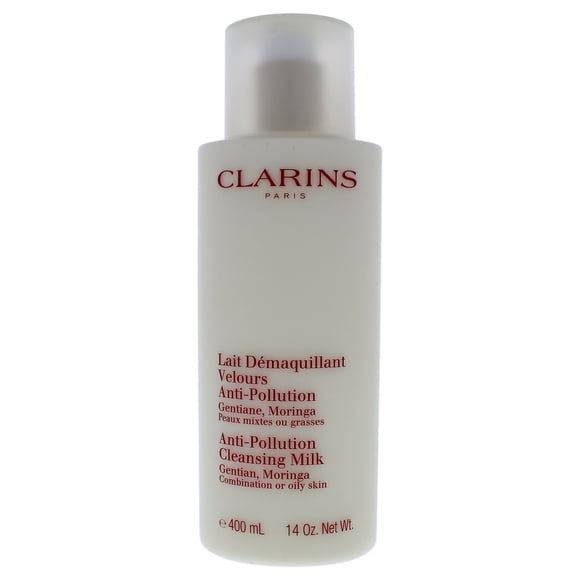 Leche limpiadora Clarins Anti-Pollution Cleansing Milk with Gentian Leche limpiadora Dama 13.9 oz
