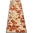 thumbnail image 1 of Custom Size Skid Resistant Backing Rug Runner Floral Blossom Design Cut to Size Roll Runner Rug By Feet Customize in USA Facility, 1 of 8
