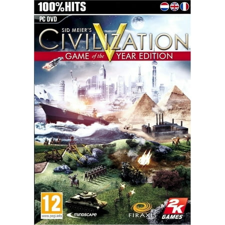 Sid Meier's Civilization V Game of the Year Edition PC 5 GOTY XP/Vista/7/8/10