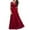 N-Red, variant on Kcodviy Women Summer Casual Party Gowns for Women Dress Lantern Sleeve Solid Plus Size New Years Eve Outfits Women Long Dresses with Belt
