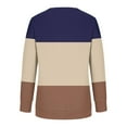 thumbnail image 3 of Yuyuzo Chandail en Molleton Col Rond pour Femmes Manches Longues Rayures Imprimé Papillon Tunique à Porter avec Leggings, 3 of 3