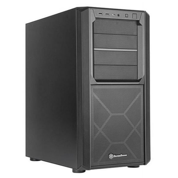 SilverStone Technology SED1-B Seta D1 Minimaliste Mi-Tour Atex Châssis&44; Noir