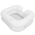 thumbnail image 1 of Lavabo Inflable Para Lavado De Cabello, Lavabo Portátil De Limpieza Blanca Para Champú Junto A La Cama, Seguridad Con Tubo De Drenaje De 3,3 Pies Para Discapacitados Postrado En, 1 of 7