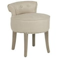 thumbnail image 3 of SAFAVIEH Georgia Vanity Stool Beige, 3 of 7
