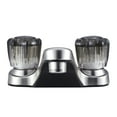 thumbnail image 3 of Dura Faucet Lavatory Faucet with Smoked Acrylic Knobs for RV Bathrooms - Brushed Satin Nickel, 3 of 8