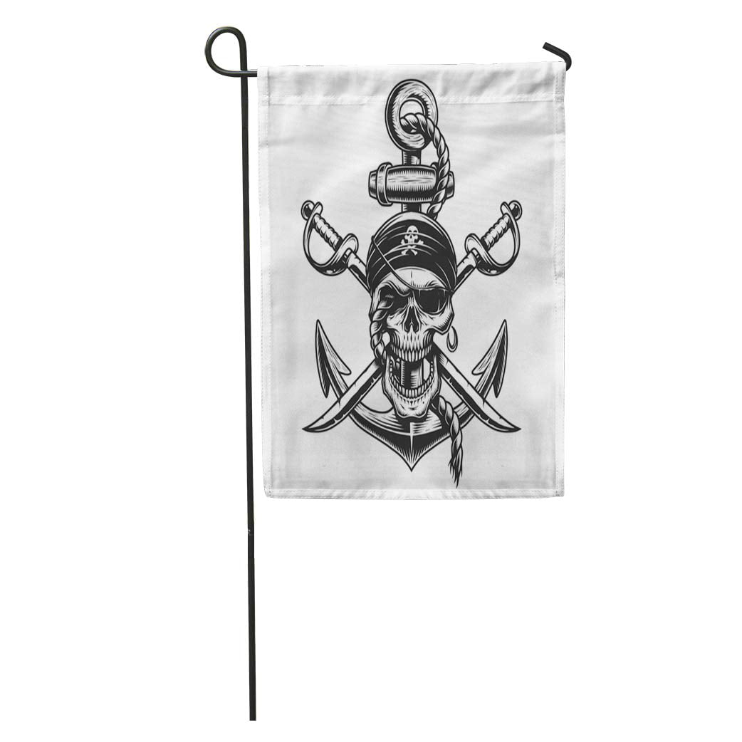 PIRATE ANCHOR   Flag  5ft x 3ft 