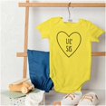 thumbnail image 4 of Little Sisters Sis Younger Adorable Bodysuit Jumper Girls Infant Baby Brisco Brands 12M, 4 of 6