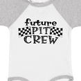 thumbnail image 4 of Inktastic Future Pit Crew Racing Flags Boys or Girls Baby Bodysuit, 4 of 5