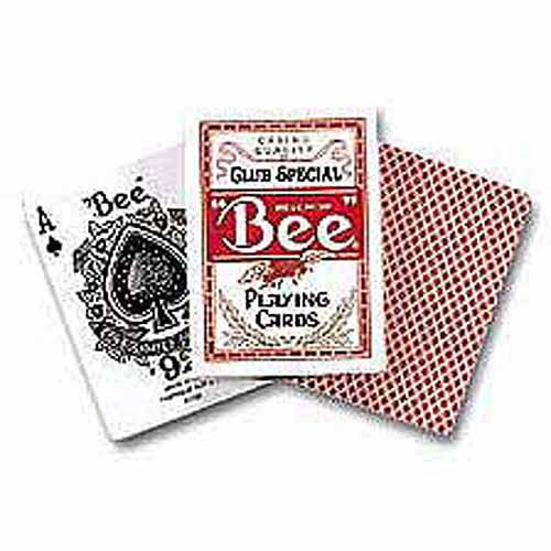Bee Poker Playing CardsStandard & Jumbo IndexRed or Blue BackUK Stock