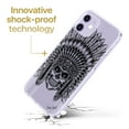 thumbnail image 3 of Caseyard TPU Clear Case for iPhone 13 Pro with Skull Feather design phone cover, 3 of 7