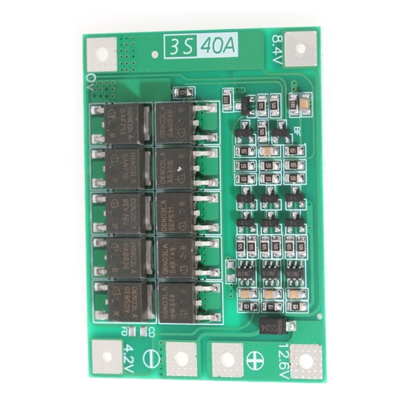 3-string 40A Battery Charging Circuit Board 3S Battery Protective Board Module for Drill Motors and Power Tool