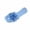 Sky Blue, variant on DIVVce 3D Flower Accent Slide Sandals For Women Open Toe Slip On Comfortable Summer Footwear