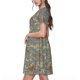thumbnail image 2 of Disketp Dachshund Dog Bird para Vestido de Manga Corta para Mujeres, Vestidos de Verano para Mujeres, Casual y Holgado para la Playa, 2 of 6