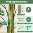thumbnail image 2 of KANCOKIT 4 Pack Moss Pole, 28 Inch Bendable Moss Poles for Plants Monstera for Indoor Climbing Plants, Handmade Coco Coir Pole Plant Sticks Support Stakes, 2 of 9