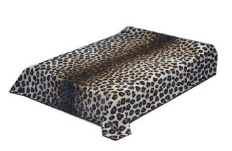Original Solaron Hi-Plush Super-Soft King Size Leopard Blanket 