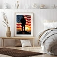 thumbnail image 6 of Diamond Art Kit for Adults, Soldier Silhouette Sunset Flag Background Diamond Painting for Adults Beginners, DIY Diamond Art Painting Kits, 5D Diamond Painting Crafts for Home Decor 12x16 Frameless, 6 of 7