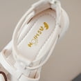 thumbnail image 6 of breaise Girls Bow Gladiator Sandals Toddlers Strappy Open Toe Sandals Summer Flats Shoes with High Back Zipper for Toddler Little Big Kids, 6 of 9