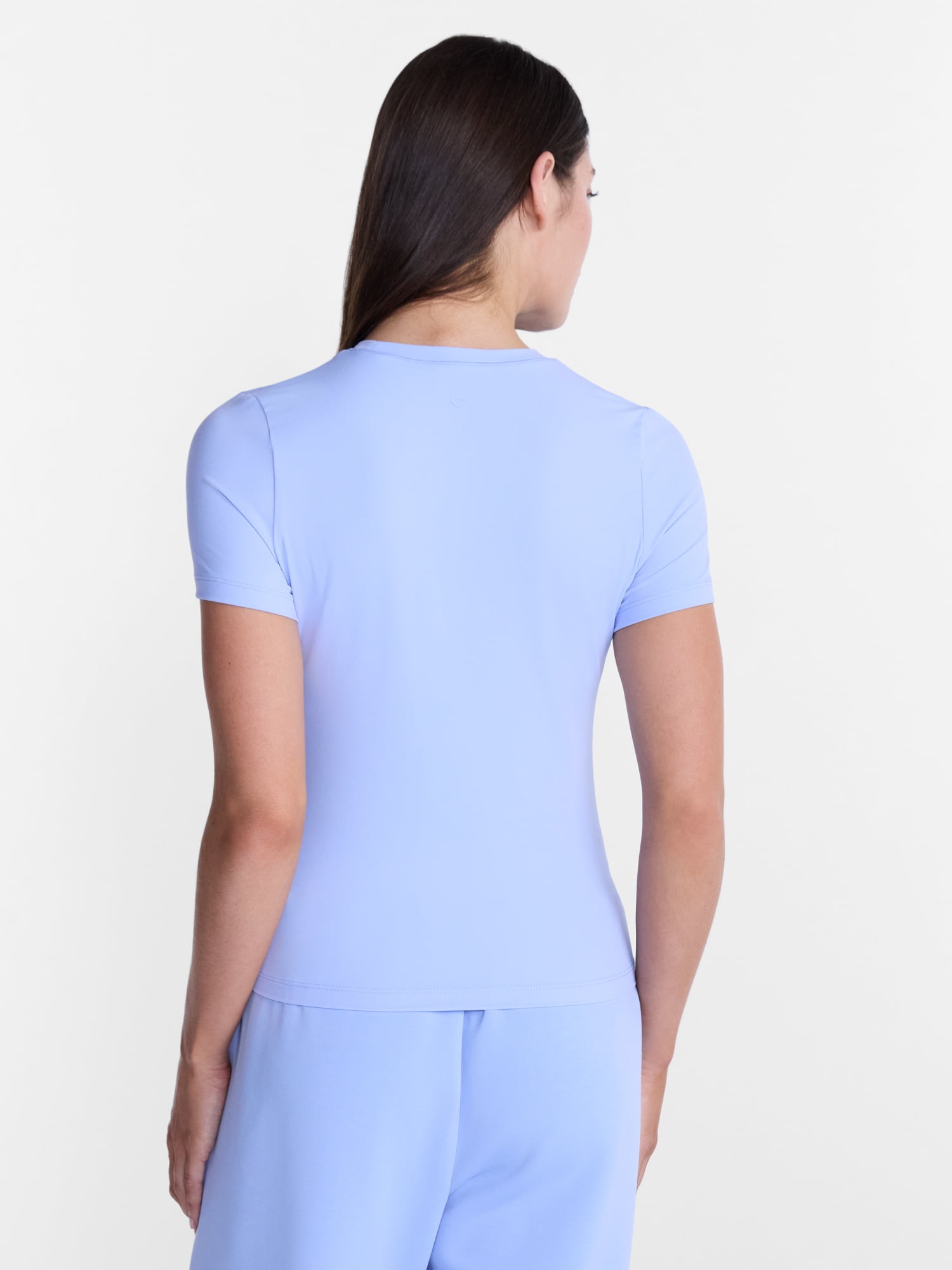 Avia Women's and Women's Plus SoftSculpt Tee with Short Sleeves, Sizes XS-4X