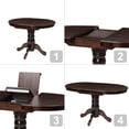thumbnail image 4 of CorLiving Dillon Compact 5-Piece Wood and Veneer Dining Table Set for 4- Versatile Kitchen & Dining Room Table and Chairs, Perfect Small Table and Chair Set for 4 People, 4 of 9