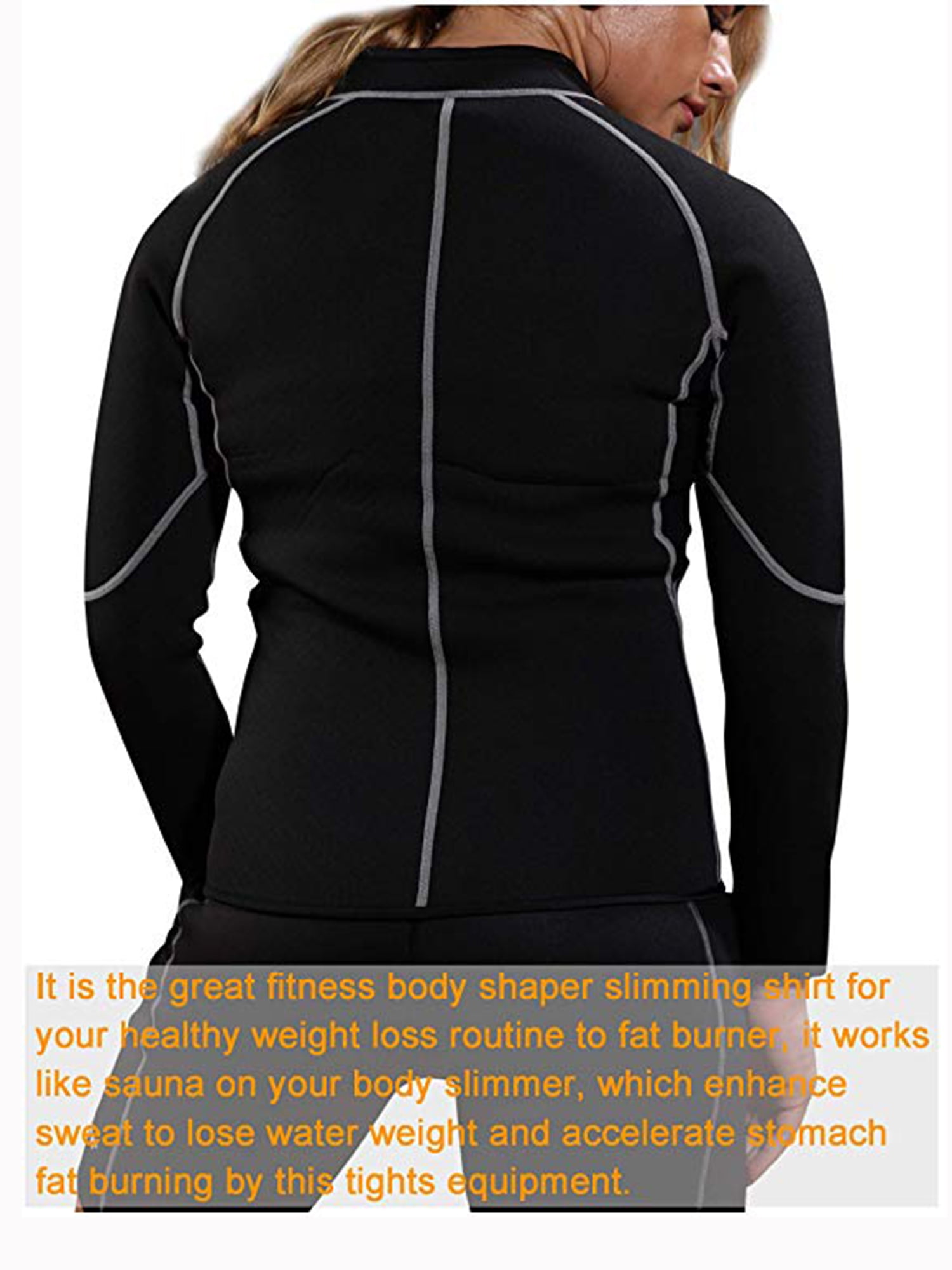sauna vest with long sleeves