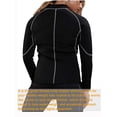 thumbnail image 2 of LELINTA Women's Neoprene Sauna Vest Waist Trainer Corset Long Sleeves Gym Hot Sweat Suit Weight Loss Workout Body Shaper, 2 of 7