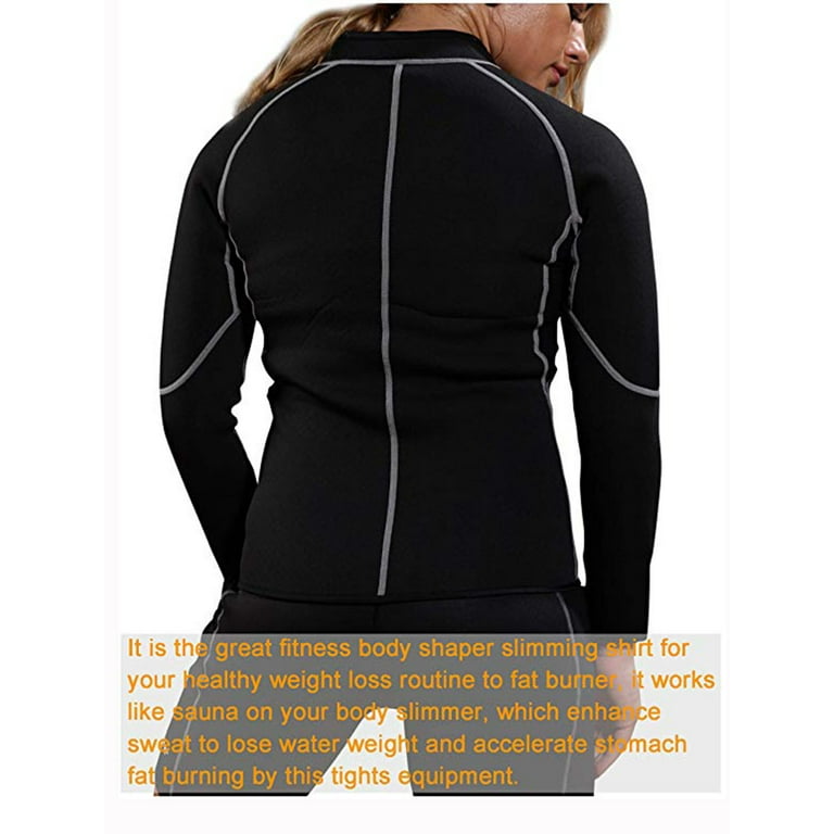 Slimming Neoprene Suit with Sleeves Body Shapers for Weight Loss
