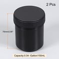 thumbnail image 2 of Uxcell Empty Plastic Paint Pail with Sealing Lid 0.04 Gallon Black 2 Pack, 2 of 6