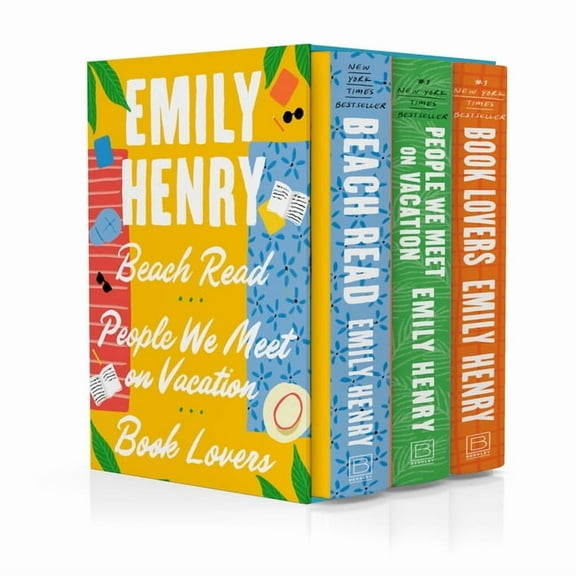Emily Henry 3-Book Boxed Set: Beach Read, People We Meet on Vacation, and Book Lovers, (Paperback)