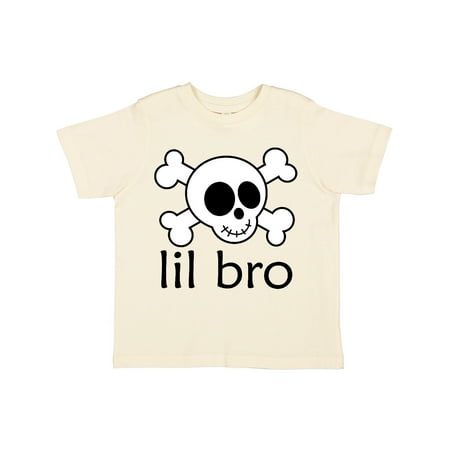 

Inktastic Little Bro Skull Gift Toddler Boy Girl T-Shirt