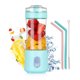 thumbnail image 3 of Batería de Cocina Licuadora inalámbrica portátil y 6 cuchillas - Taza de jugo con carga USB (azul claro) Ndcxsfigh Nuevos Originales, 3 of 9