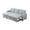 Gray, variant on Hommoo 2 in 1 Pull Out Couch Bed Upholstered Sectional Sofa with Storage & Chaise, Convertible L Shaped Sleeper Sofa for Home,Light Gray
