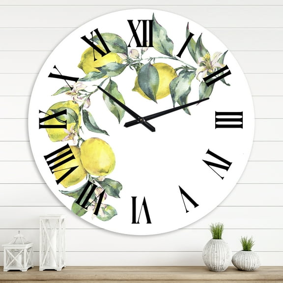 Designart 1 in Tropical Wall Clock