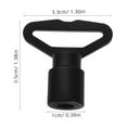thumbnail image 2 of HEALEEP 10Set Yacht Rope Hook Black Plastic For Bungee Dock Line Canoe Bungee Shock Cord Hook, 2 of 8