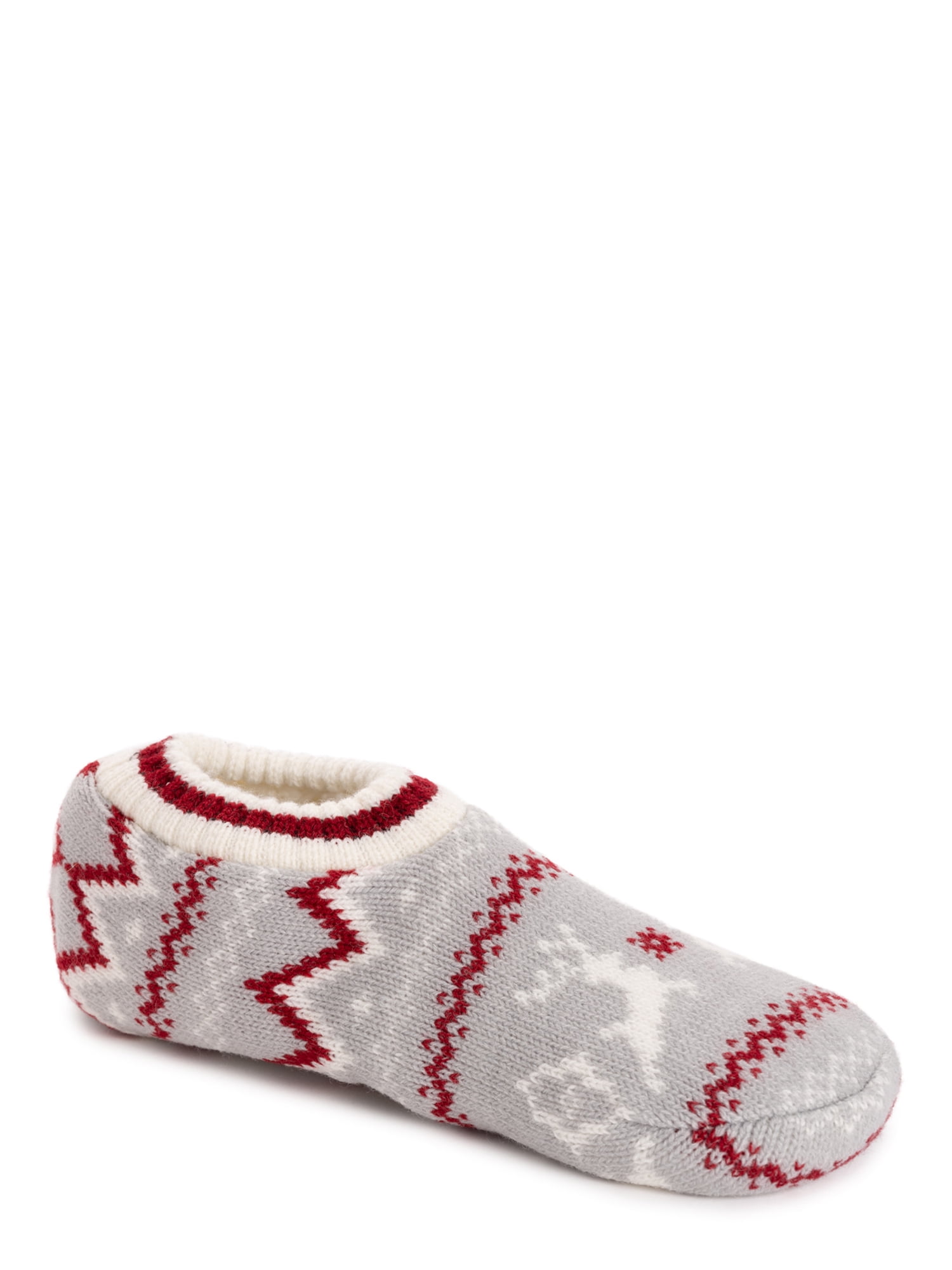 Muk Luks Women's Sweater Low-Cut Slipper Sock Gift Set
