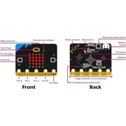 micro:bit v2 Club Kit - Includes 10 micro:bit Boards, 10 MicroUSB Cables, 10 Battery Holders, and 20 AAA Batteries