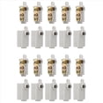 thumbnail image 1 of Kit de 20 Tuercas para Conectores de Cables Tipo T de Calibre 6 AWG, Terminal de Conexión de Cableado Rápido de 80 A, Conector Rápido de Empalme, 1 of 5