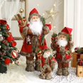 thumbnail image 2 of Adornos de muñecos de Papá Noel grandes de 60 cm, figura de Papá Noel de pie, decoración navideña para el hogar, regalo para niños, decoración navideña para el hogar, 2 of 5