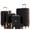 Black, variant on Travelhouse 6 Piece Hardshell Luggage Set Hardside Lightweight Suitcase with TSA Lock Spinner Wheels.(White)