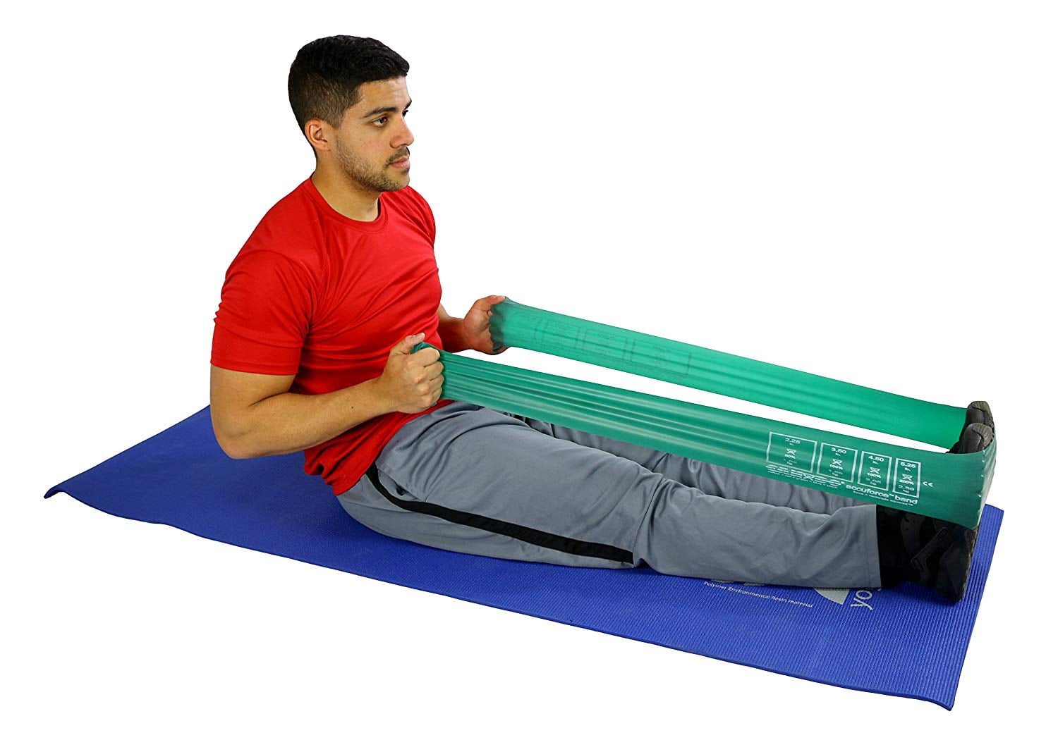 CanDo AccuForce Low-Powder Exercise Fitness Band - 50 Yard Roll