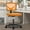 Orange, variant on MCQ Armless Home Office Desk Chair with Adjustable Height, Rolling Mesh Computer Chair for Dorm Small Space, Orange