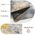 thumbnail image 6 of Round Rugs 3Ft, Yellow Blue Shabby Round Area Rug Washable Indoor Throw Carpet, Abstract Modern Artwork Small Non Slip Circle Rug for Bedroom Living Room Home Decor Aesthetic, 6 of 8