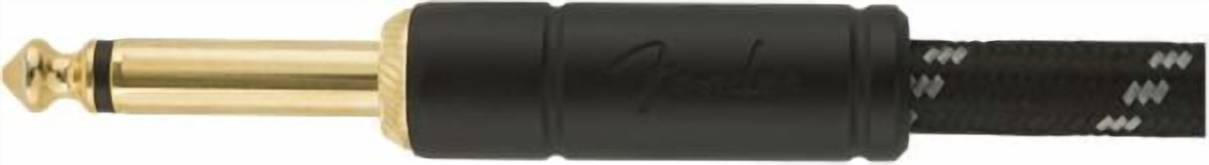 Genuine Fender® 5' Deluxe Series Instrument Cable Black Tweed  0990820093 Guitar