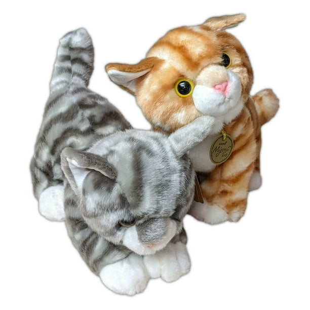 Set of 2 GREY TABBY & ORANGE TABBY KITTENS 9 Set of 2 GREY TABBY & ORANGE TABBY KITTENS 9