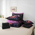 thumbnail image 4 of Erosebridal Black Bedding Sets Twin Size,Kawaii Anime Princess Comforter Sets with Sheets,Glitter Bedroom Decor,Reversible,7pcs, 4 of 5