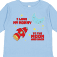 thumbnail image 4 of Inktastic I Love My Mommy to the Moon and Back Boys or Girls Long Sleeve Toddler T-Shirt, 4 of 5