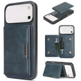 thumbnail image 3 of Con tarjetero plegable y soporte para iPhone 17 Pro. Cartera para teléfono con ranuras para tarjetas. Funda de cuero desmontable. Compatible con carga inalámbrica., 3 of 5