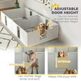 thumbnail image 4 of PawHut Whelping Box w/ Removable Doors, 96" x 47" x 19", Large Dogs, 4 of 10