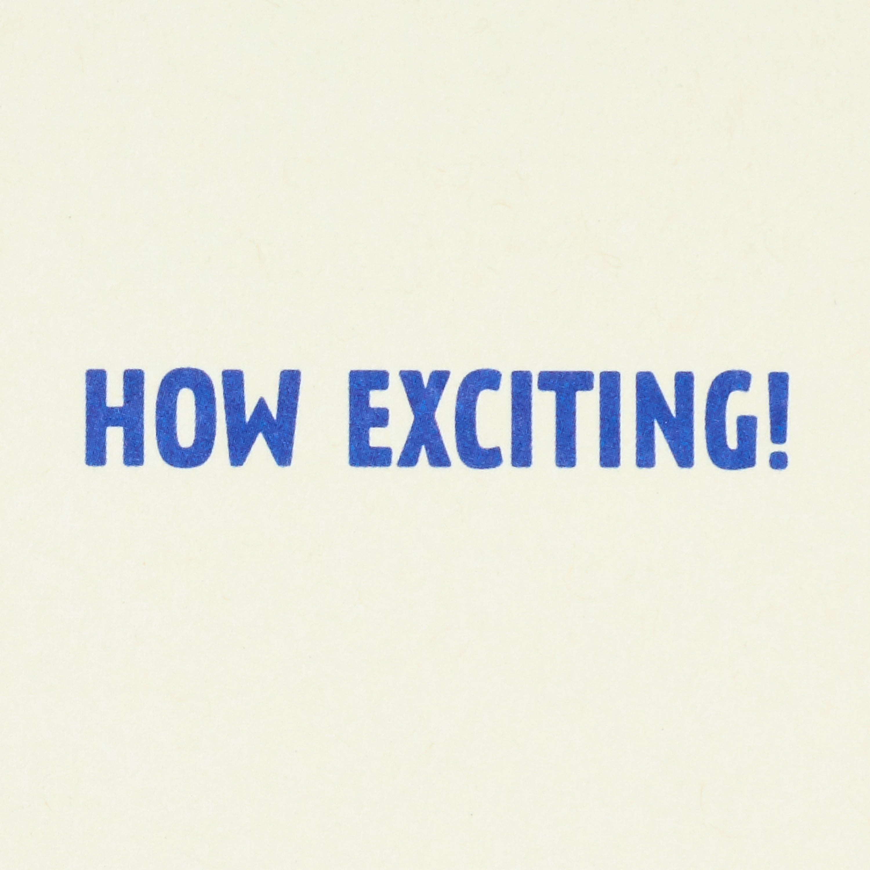 Hallmark Just Because Congratulations Greeting Card (How Exciting!)