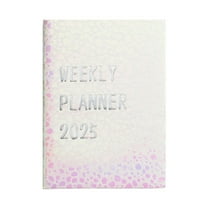 Denhf 1Pc Planner 2025-2026, Daily, Weekly & Monthly Planner, Academic Planner, Jan 2025 to Dec 2026, Aesthetic Planner Notebook for Home Office Classroom, 60 Sheets/120 Pages, 4.2" x 3.1", Blue