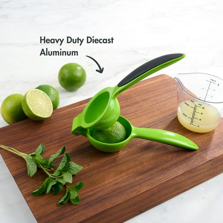 Mainstays Heavy Duty Lime Green Manual Juicer Squeezer with